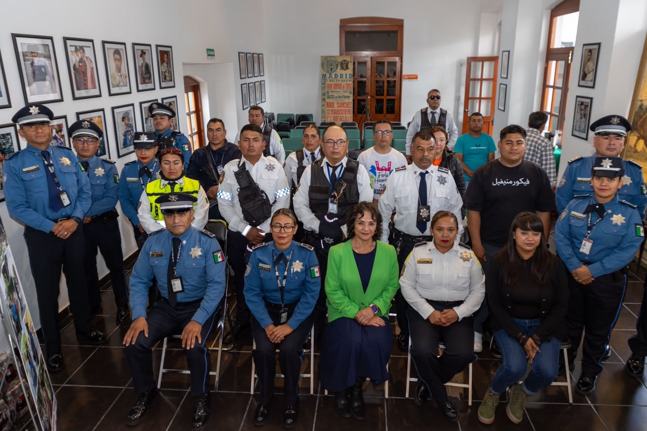 Huamantla avanza en la formación de Policía Turística como Pueblo Mágico